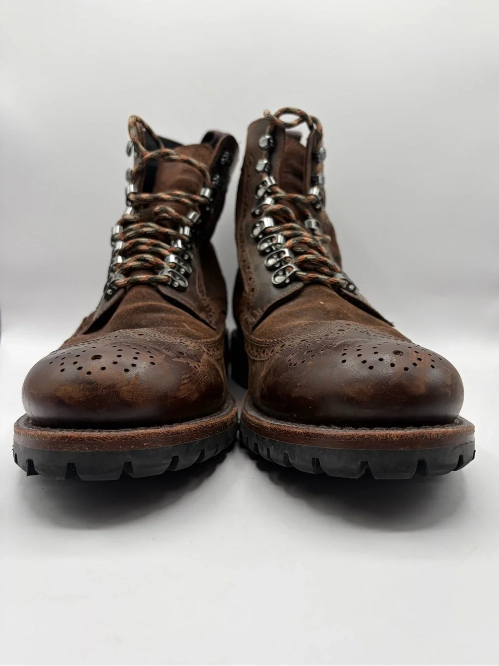 Frye George Adirondack Leather Boots Men’s Size 10.5 Brown